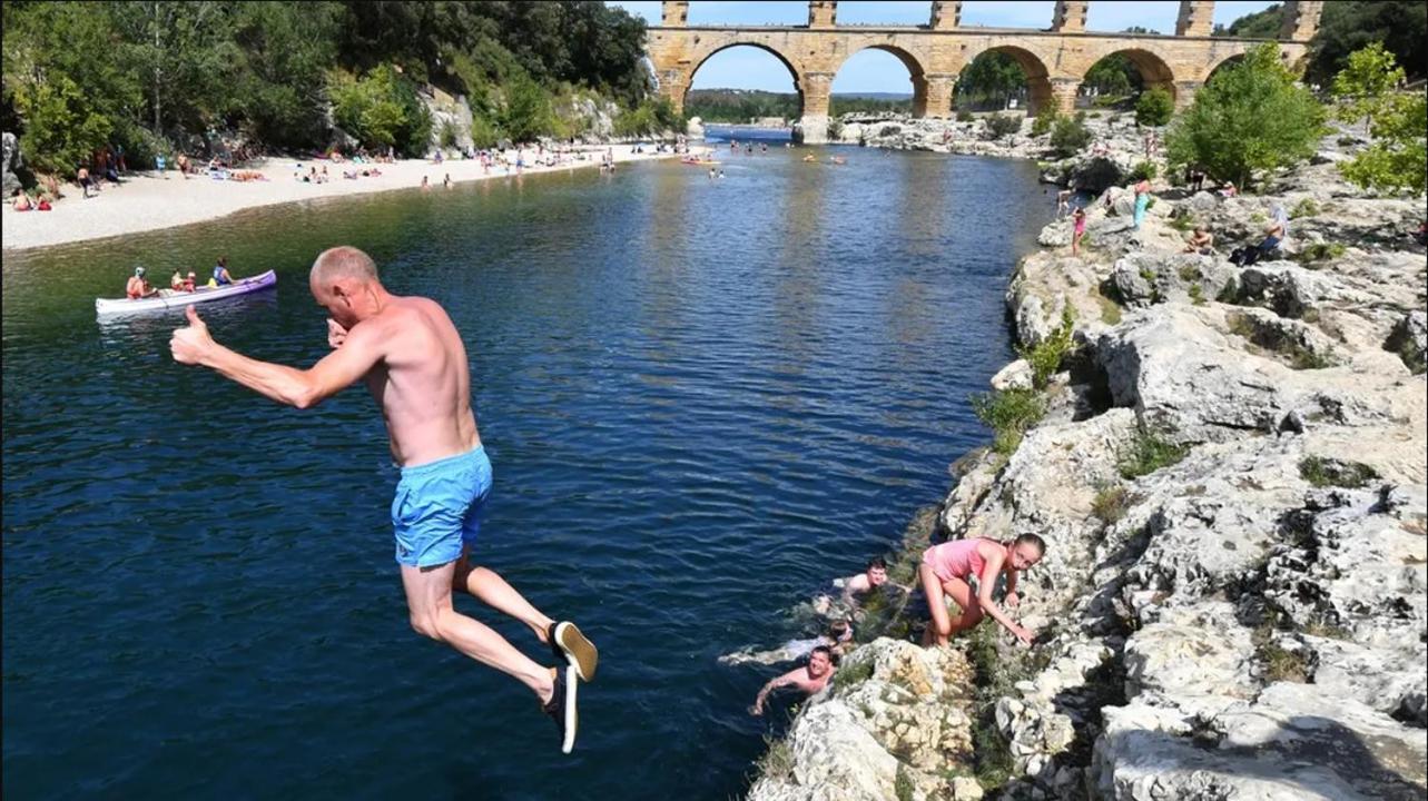 Tente Safari Au Pont Du Gard Vers-Pont-du-Gard Esterno foto